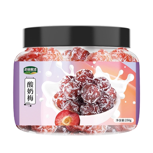 酸奶梅罐装广东特产酸甜妙酸奶梅蜜饯情人梅酸梅子孕妇果干零食
