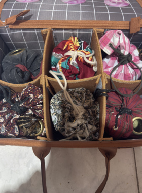 鹌鹑手提篮加厚款质量保证可以装4只带盖拉链橙色36长23宽18高