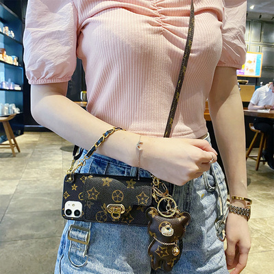 适用于oppo Findx5手机壳x3Pro可背零钱包findX全包防摔男女FINDX2手提链条PDEM10斜挎挂绳PDEM30一体插卡