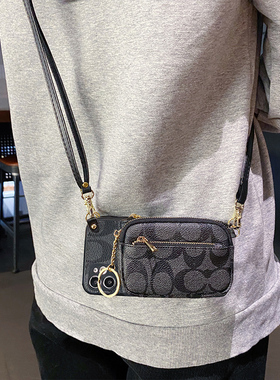 适用华为mate60pro手机壳mate70可插卡Pura 80便携收纳p70art背带式p50零钱包p40仿皮p30l潮款p20简约p10斜挎