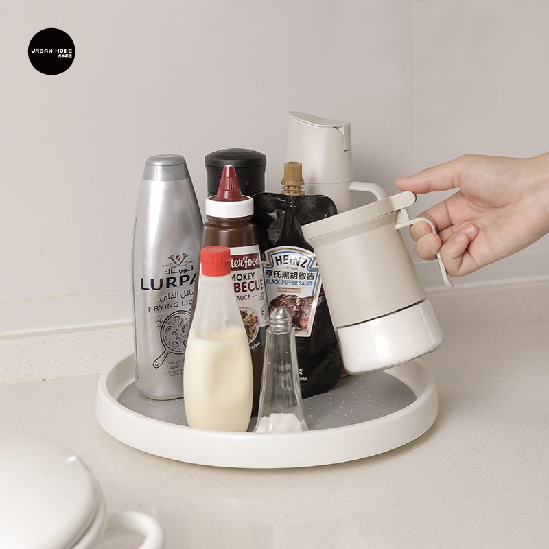旋转调料置物架油盐酱醋收纳架盘