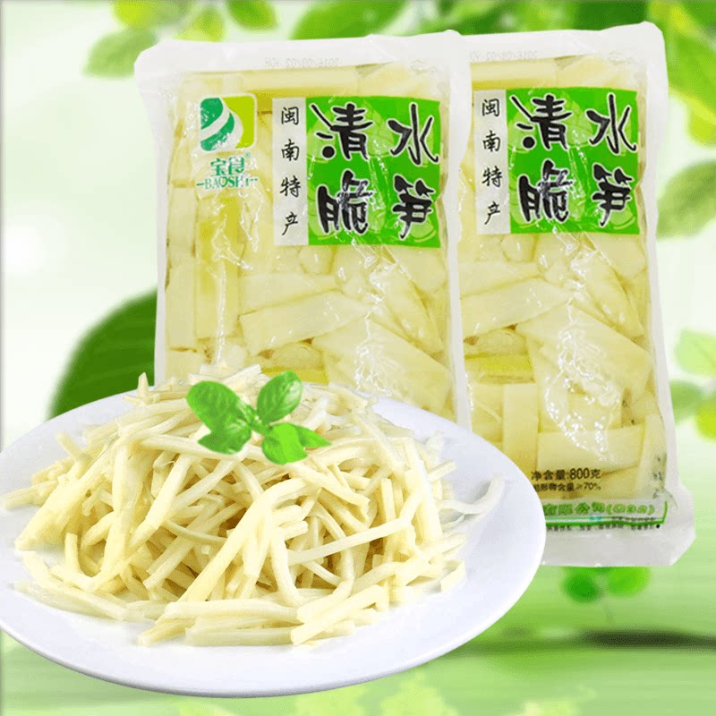 清水2包手剥开袋即食梅菜笋丝
