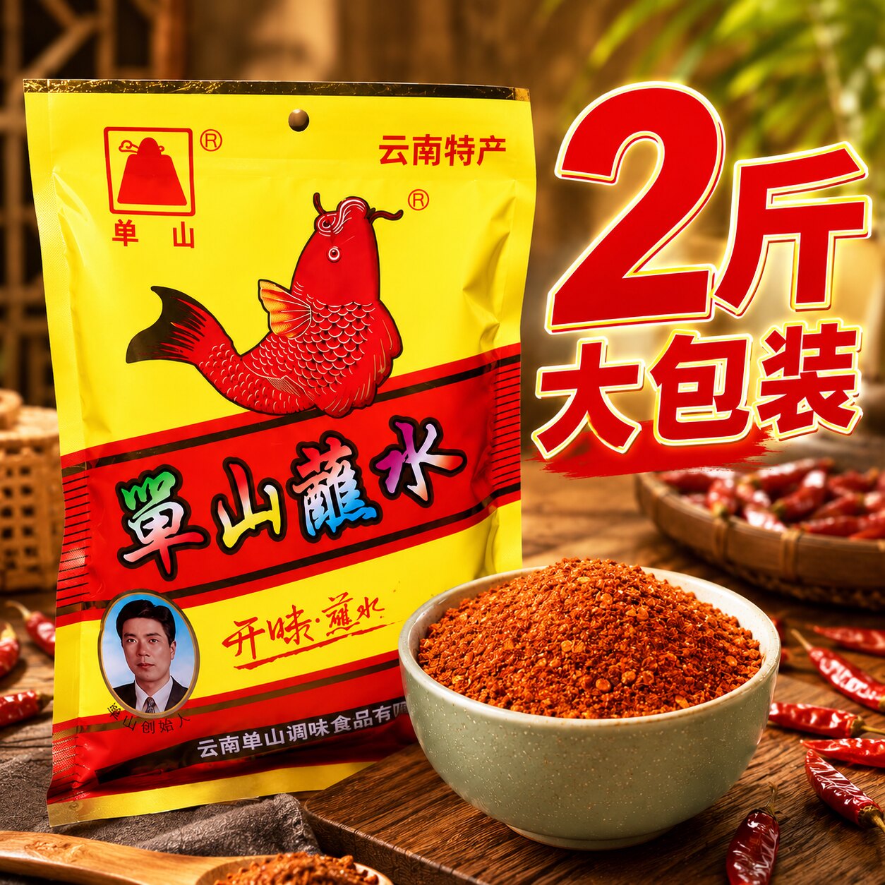 单山云南蘸水辣椒面五香麻辣
