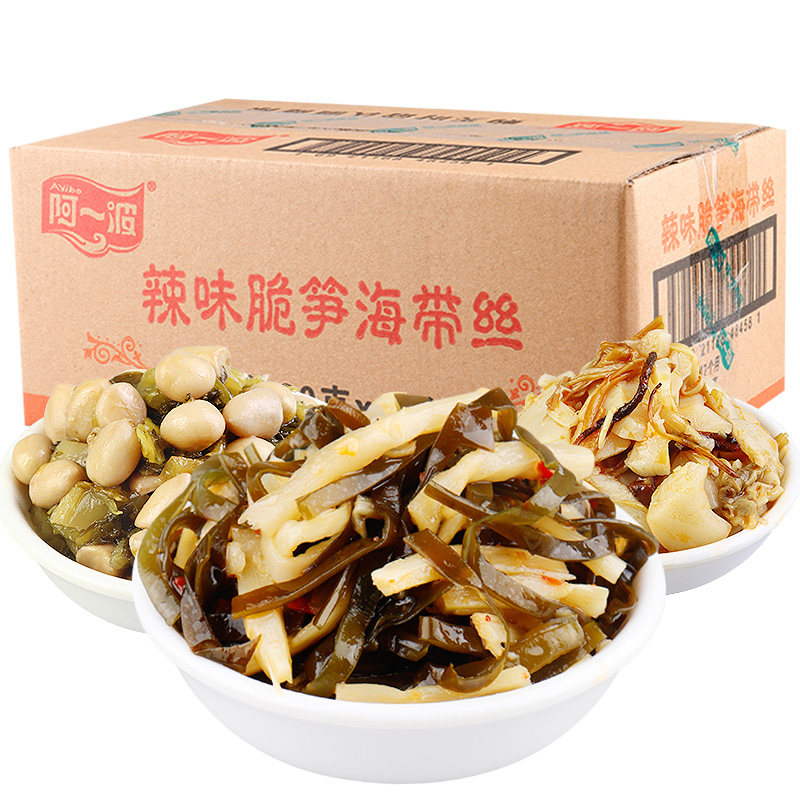 整箱30包阿一波脆笋香辣下饭菜
