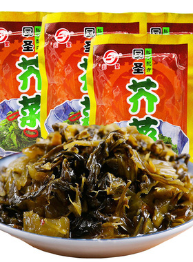 国圣芥菜75g/90g洋白菜香菜心 雪菜咸菜酸菜酱菜下饭菜泡面搭档
