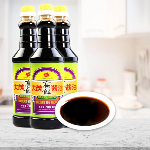大茂高鲜酱油700ml*2瓶黄豆生抽