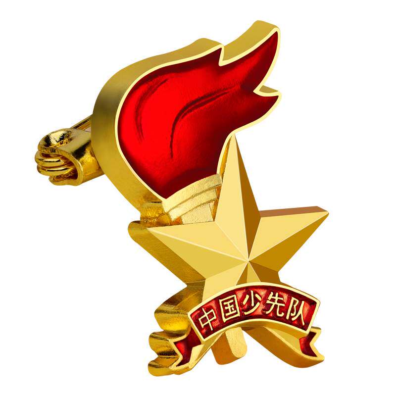 标准少先队队徽 小学生磁铁徽章 少先队员胸章 深圳校徽单位
