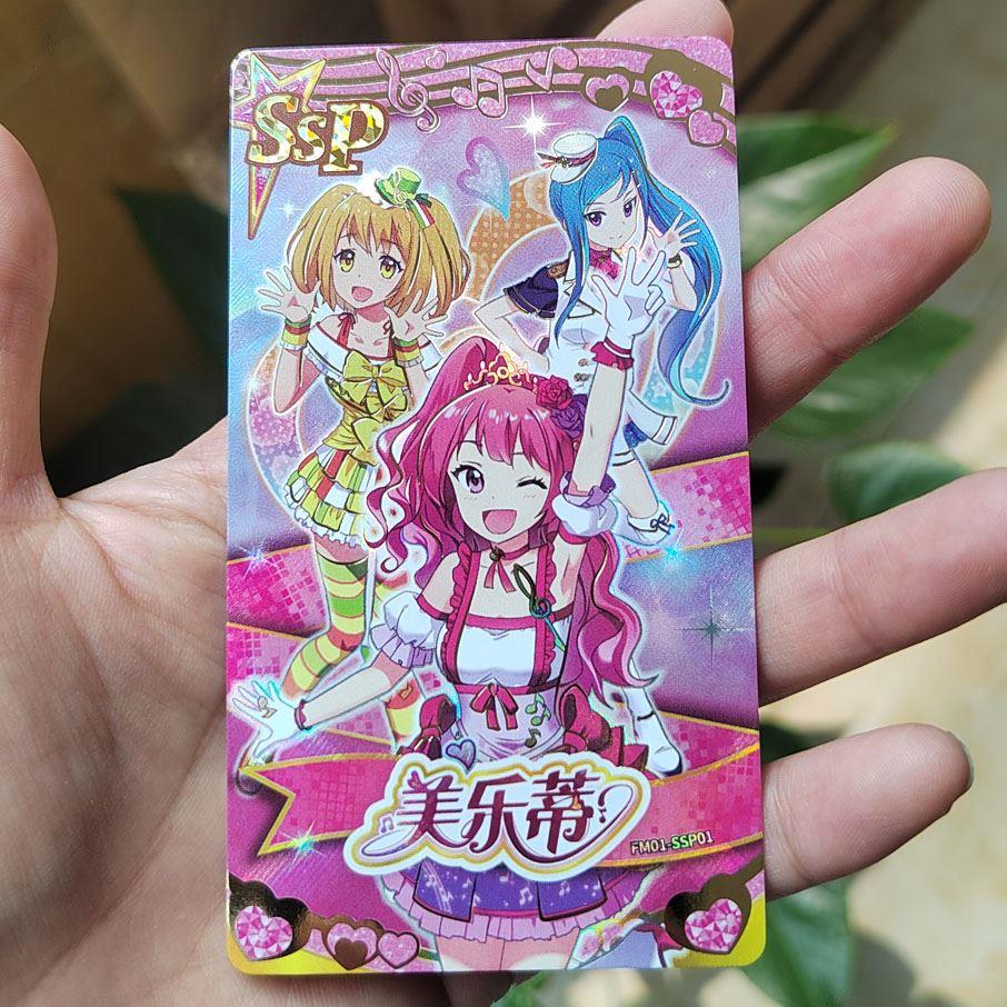 hwi5syi0菲梦少女换装高明清卡片透卡变装卡卡飞梦助理玩具公主女