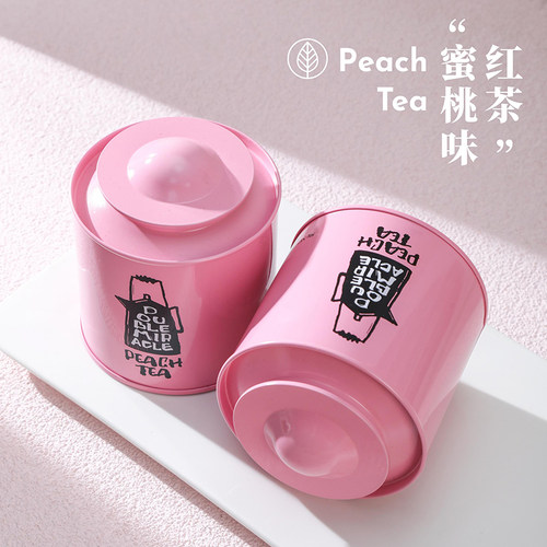 大博米诺蜜桃味红茶罐装散茶50g