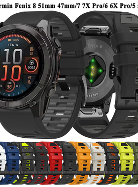适用佳明手表快拆表带Garmin飞耐时Fenix7X/Fenix5X/Fenix6X/Fenix3HR佳明Fenix 8 945本能表带男22mm26mm935