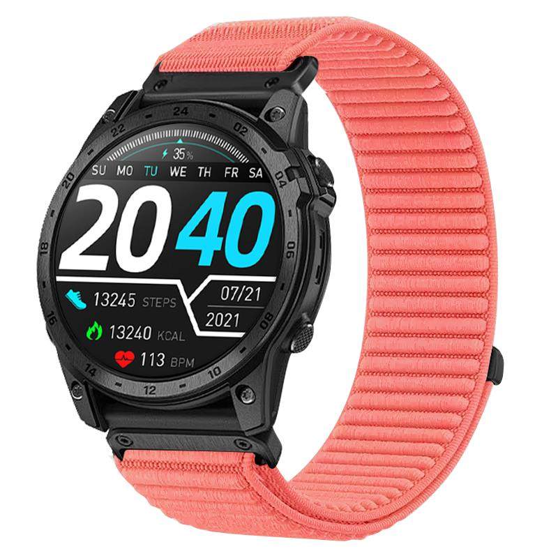 适用 Garmin佳明fenix7s/6s/8s/6spro/5S/5Splus/mk2s手表带原野山地纹尼龙编织表带飞耐时6运动表带腕带6X潮