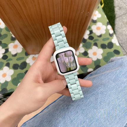 适用iwatch6金属表带苹果