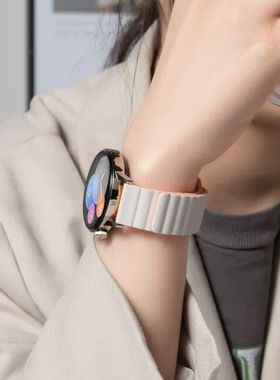 佳明Forerunner255/255M/265液态硅胶磁吸表带 Garmin Venu2/3替换带Forerunner745高级手表带22mm创意潮20mm