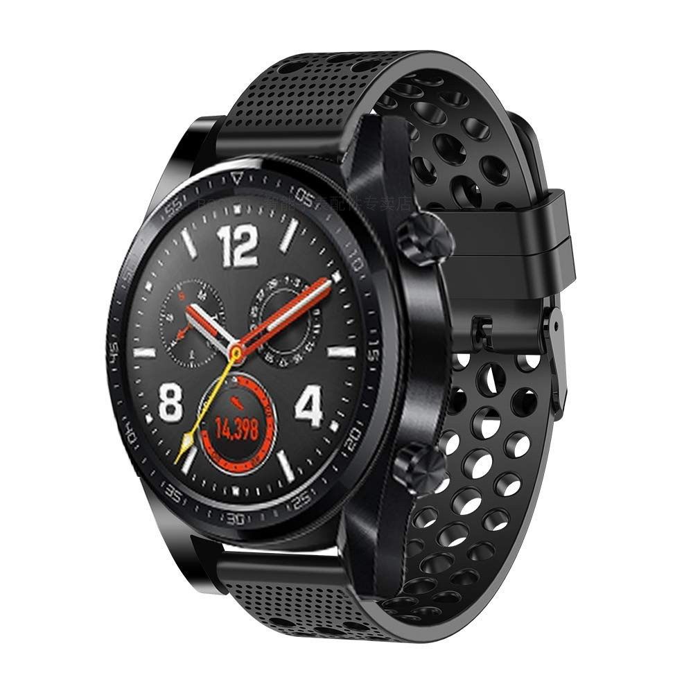 适用华为watch gt gt2 46mm硅胶表带watch2 pro表带荣耀智能手表带