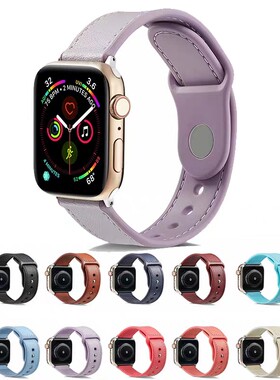 适用苹果手表6代表带代apple皮质