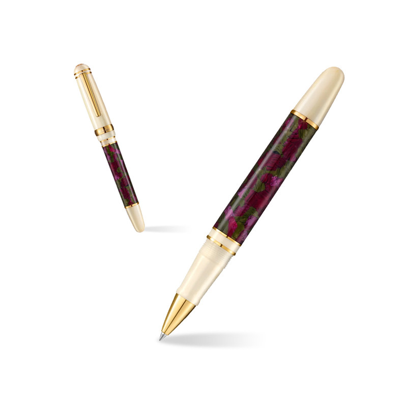 Laban/劳彭TR-325自然系列赛璐珞宝珠笔签名0.5滚珠笔练字送礼