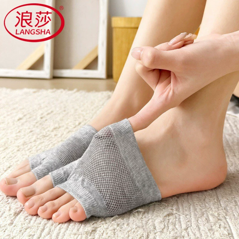 分趾袜女夏季薄款五指袜露趾