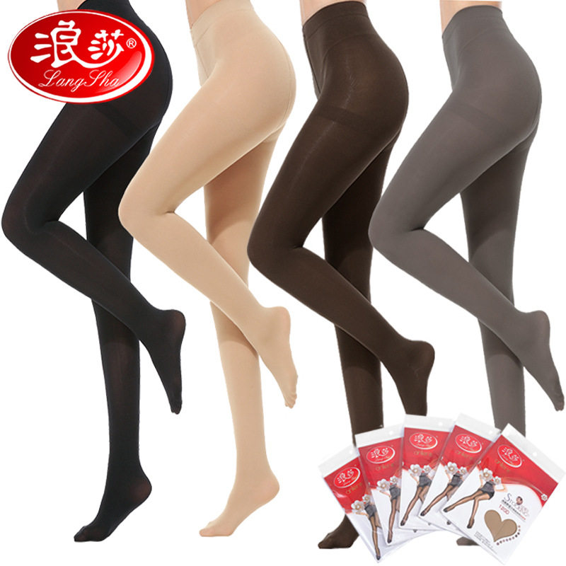 浪莎中厚连裤袜春秋裸感肉色