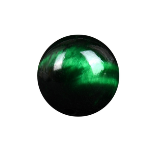 绿虎眼石散珠单珠鹰眼石木变石圆珠diy饰品串珠绿猫眼石手链配饰