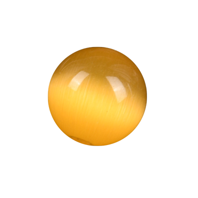 粉白黄猫眼石散珠子圆珠半成品diy串珠手工编织手链单颗饰品配件