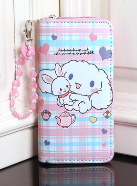 邻家小妃零钱包卡通可爱钱夹韩版女士学生女童长款爱心手提钱包
