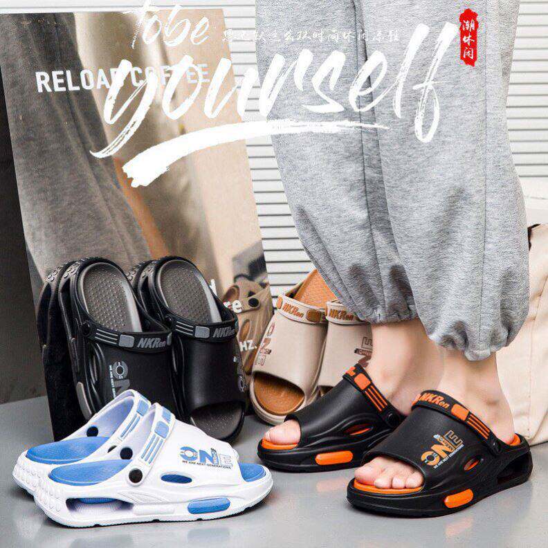 @桉妮男鞋2026新款凉鞋男士外穿防臭拖鞋男款夏季运动休闲沙滩a4