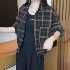 【季颜品牌】新款休闲显瘦时尚气质洋气碎花拉链拼接牛仔短外套72