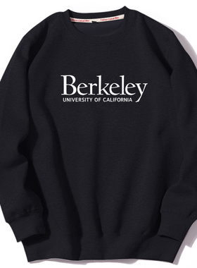 加州大学伯克利分校Berkeley套头圆领卫衣加绒和薄款男女春秋冬装