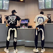 男 卫裤 新款 春季 子男2025爆款 夏季 大M字母裤 原创休闲裤 男士 冬季