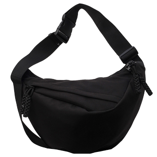 斜挎包饺子包女2025新款百搭休闲大容量尼龙通勤单肩包运动小背包