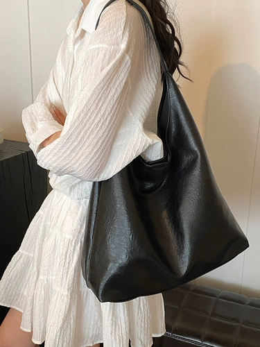 Летняя вместительная и большая сумка через плечо, белая сумка на одно плечо, подходит для студента