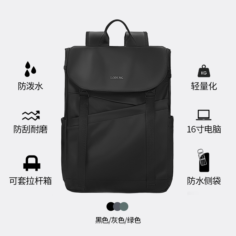 双肩电脑包商务通勤2025新款