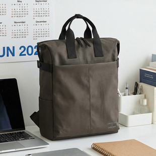 电脑包女双肩包16英寸气囊防摔防震游戏笔记本商务通勤背包男手提