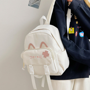 学生书包女2025新款外出研学双肩包春游旅行轻便小背包儿童小包包