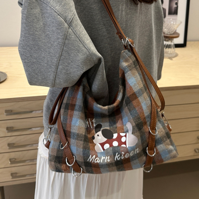 斜挎包女可爱百搭大容量托特包