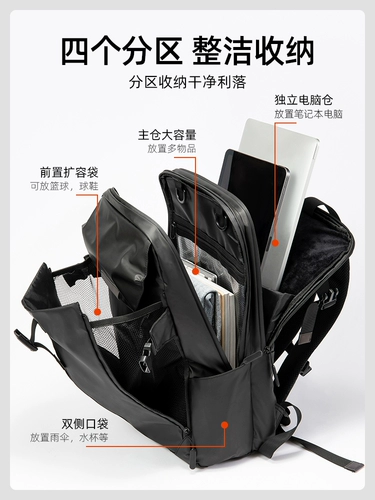 Ноутбук, вместительный и большой рюкзак для путешествий, ранец, надевается на плечо, бизнес-версия, 16 дюймов