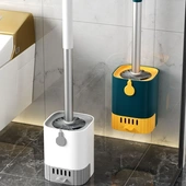 马桶刷家用无死角清洁神器2025新款 洗厕所专用刷子 卫生间壁挂式