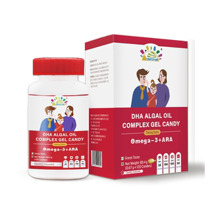 叁佰添欧米伽3DHA藻油凝胶ARA亚麻酸儿童高含量DHA不含EPA 120粒