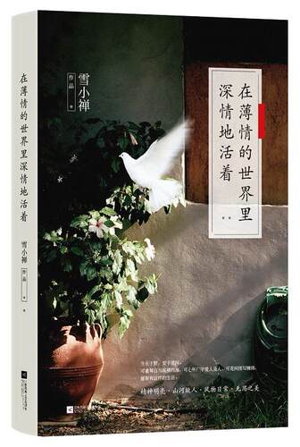【正版现货】在薄情的世界里深情地活着 雪小禅