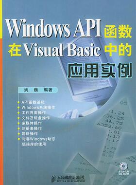 【正版现货】Windoas API函数在Visual Basic中的应用 姚巍