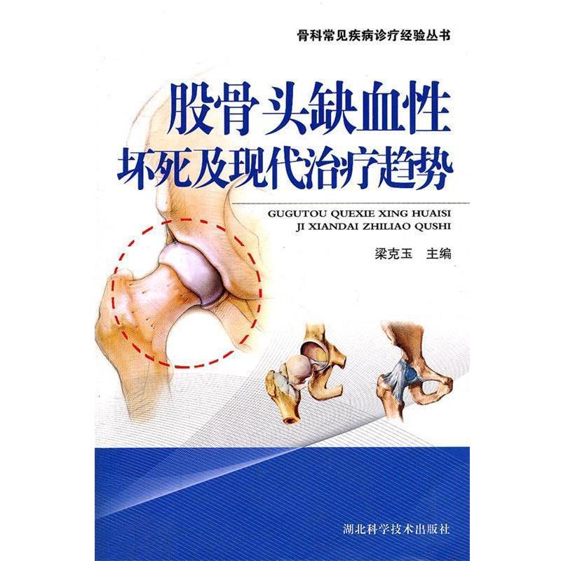 【正版书】 股骨头缺血性坏死及现代趋势 梁克玉　主编 湖北科学技术出版社