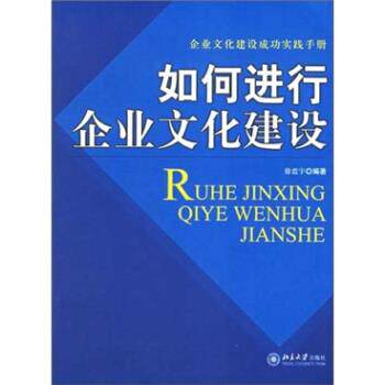 【正版书】 企业文化建设成功实践手册:如何进行企业文化建设 徐震宇 著 北京大学出版社