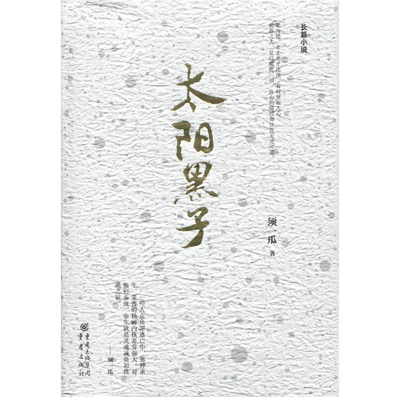 【正版书】 太阳黑子 须一瓜 重庆出版社
