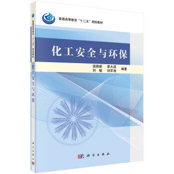 【正版书】 化工安全与环保 温路新,李大成,刘敏 等 著 科学出版社