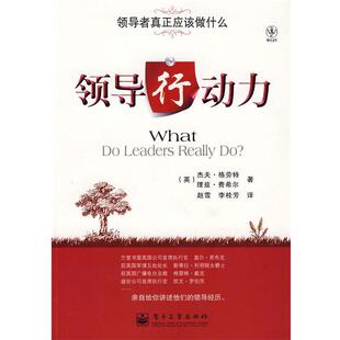 【正版书】 领导行动力—真正应该做什么 （英）格劳特,（英）费希布　著,赵雪,李桂芳　译 电子工业出版社