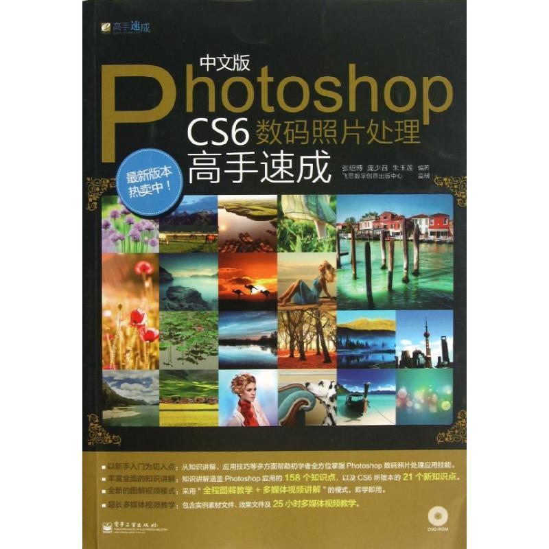 【正版书】 中文版Photoshop CS6数码照片处理高手速成 张绍博,庞少如召,朱玉莲著 电子工业出版社 - 实物图