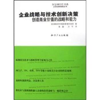 【正版书】 企业战略与技术创新决策 欧洲技术与创新管理研究院 知识产权出版社