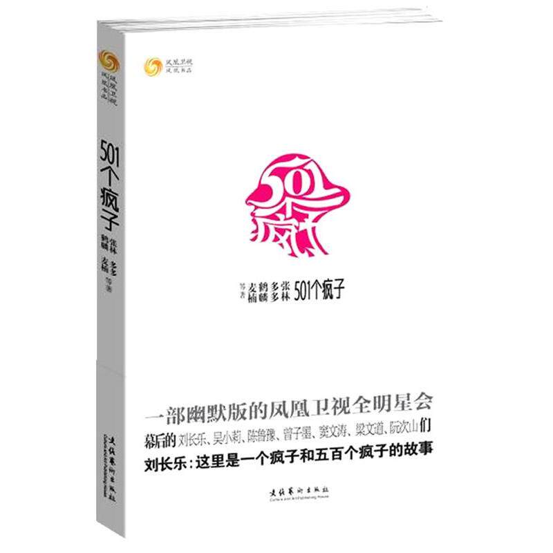 【正版书】 501个疯子:陈鲁豫、吴小莉、曾子墨、梁文道、窦文涛、阮次山亲自执笔 张林　等著 文化艺术出版社