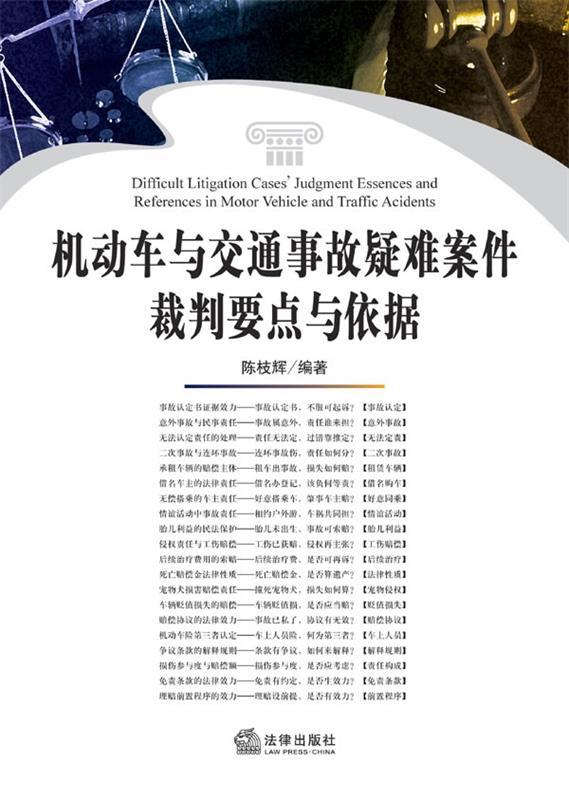 【正版现货】机动车与交通事故疑难案件裁判要点与依据 陈枝辉