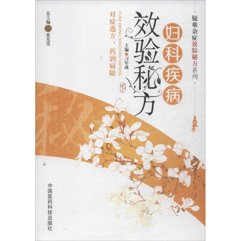 【正版书】 妇科病效验秘方 刁成军 编 中国医药科技出版社